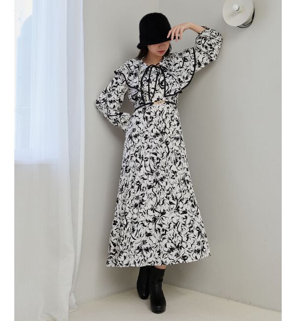 MAJESTICLEGON「フリルカラー2wayワンピース」|ワンピース|