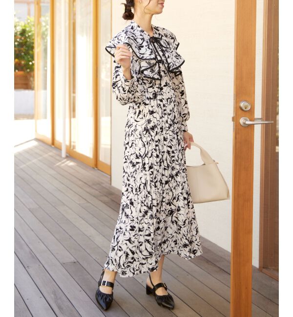 MAJESTICLEGON「フリルカラー2wayワンピース」|ワンピース|