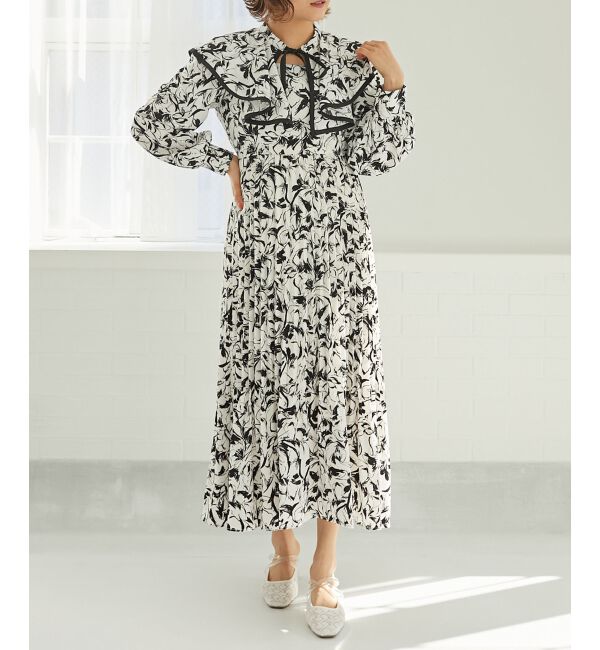 MAJESTICLEGON「フリルカラー2wayワンピース」|ワンピース|