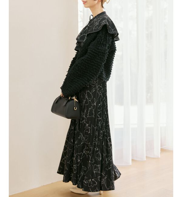 MAJESTICLEGON「フリルカラー2wayワンピース」|ワンピース|