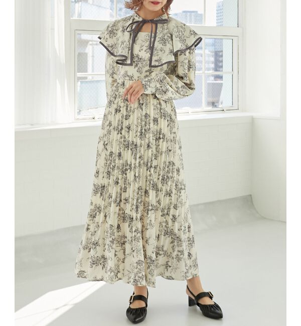 MAJESTICLEGON「フリルカラー2wayワンピース」|ワンピース|