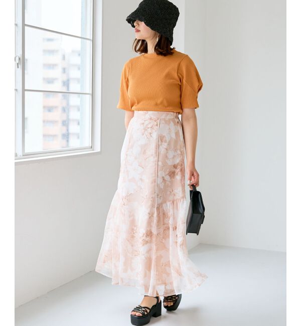 MAJESTICLEGON「タックスリーブトップス」|Tシャツ・カットソー|