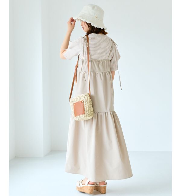 MAJESTICLEGON「タックスリーブトップス」|Tシャツ・カットソー|