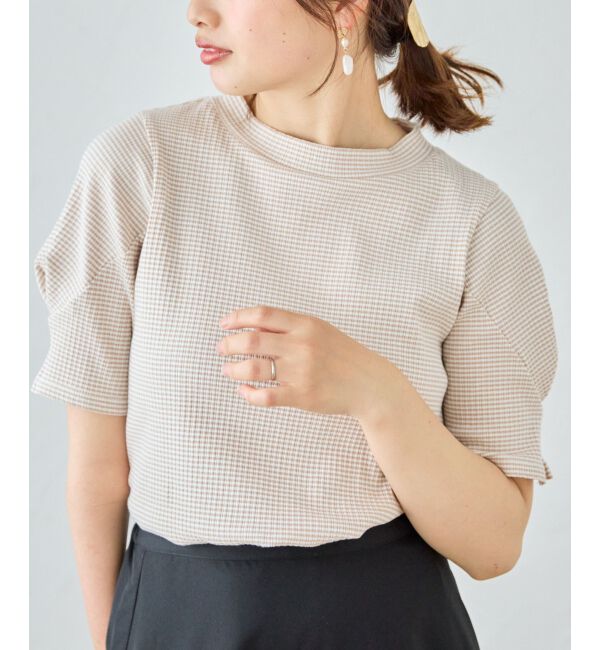 MAJESTICLEGON「タックスリーブトップス」|Tシャツ・カットソー|