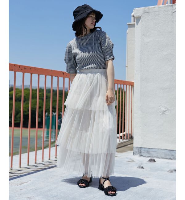 MAJESTICLEGON「タックスリーブトップス」|Tシャツ・カットソー|