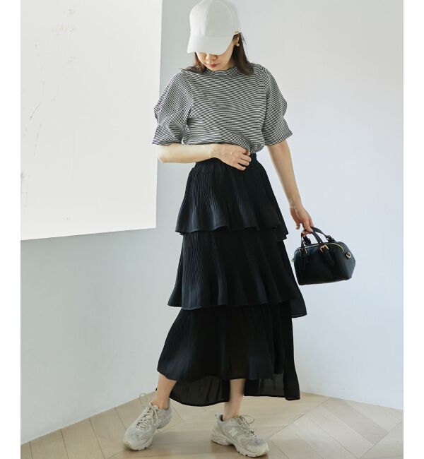 MAJESTICLEGON「タックスリーブトップス」|Tシャツ・カットソー|