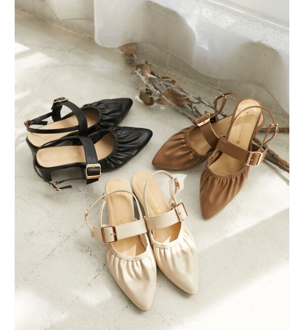 MAJESTICLEGON「ふかふかフィットギャザーミュール」|その他|