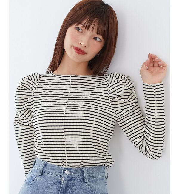 MAJESTICLEGON「クルーネックパワショルトップス」|Tシャツ・カットソー|