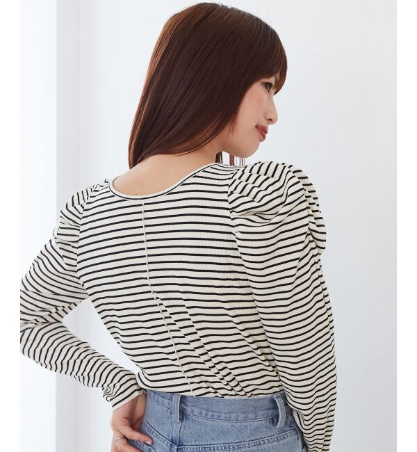 MAJESTICLEGON「クルーネックパワショルトップス」|Tシャツ・カットソー|