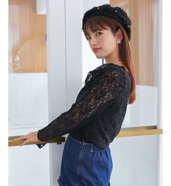 MAJESTICLEGON「クルーネックパワショルトップス」|Tシャツ・カットソー|