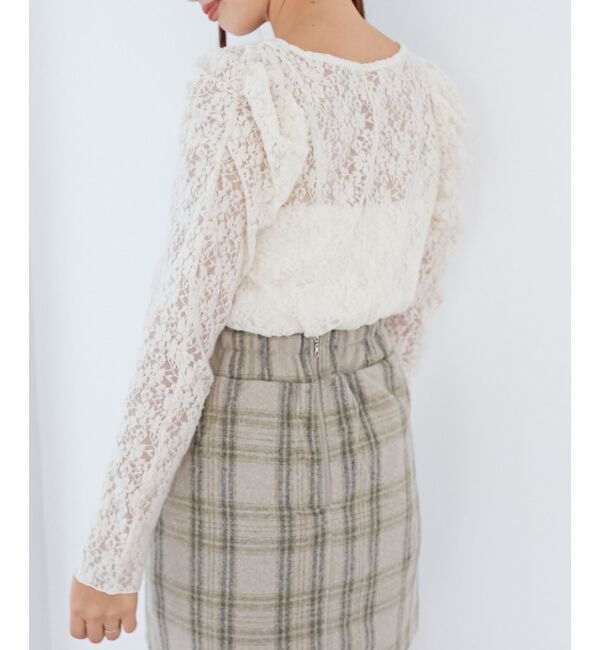 MAJESTICLEGON「クルーネックパワショルトップス」|Tシャツ・カットソー|