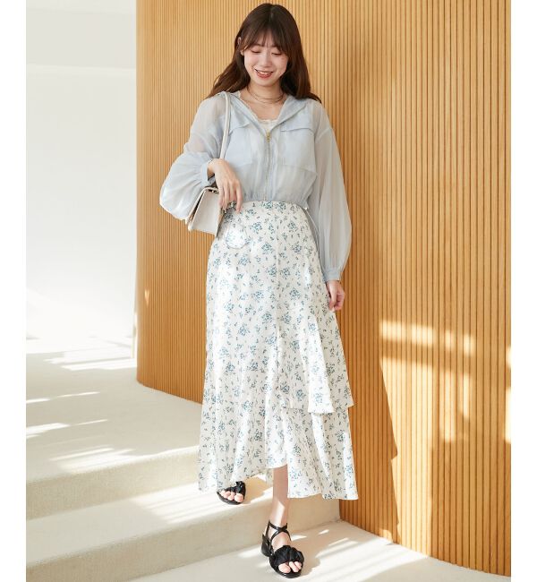  「シアーフードブルゾン」|シャツ・ブラウス|