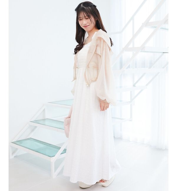  「シアーフードブルゾン」|シャツ・ブラウス|