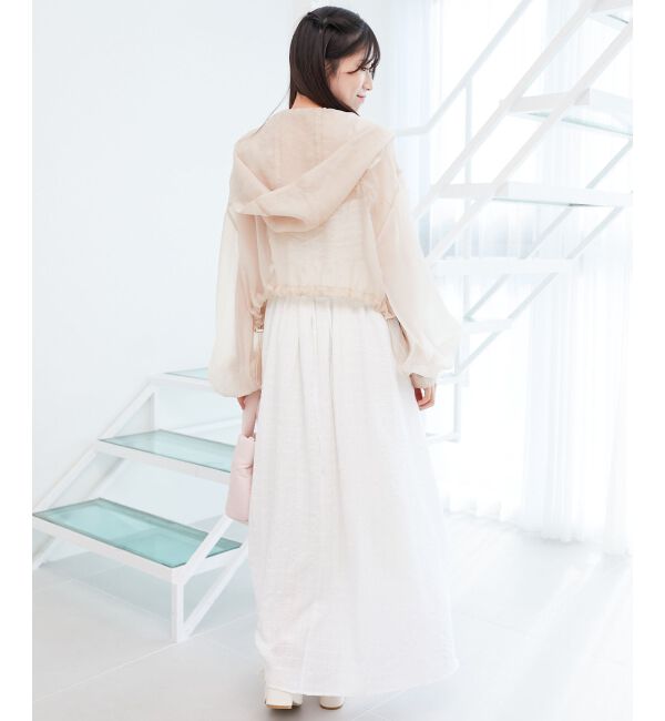  「シアーフードブルゾン」|シャツ・ブラウス|