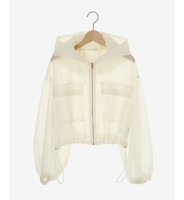  「シアーフードブルゾン」|シャツ・ブラウス|