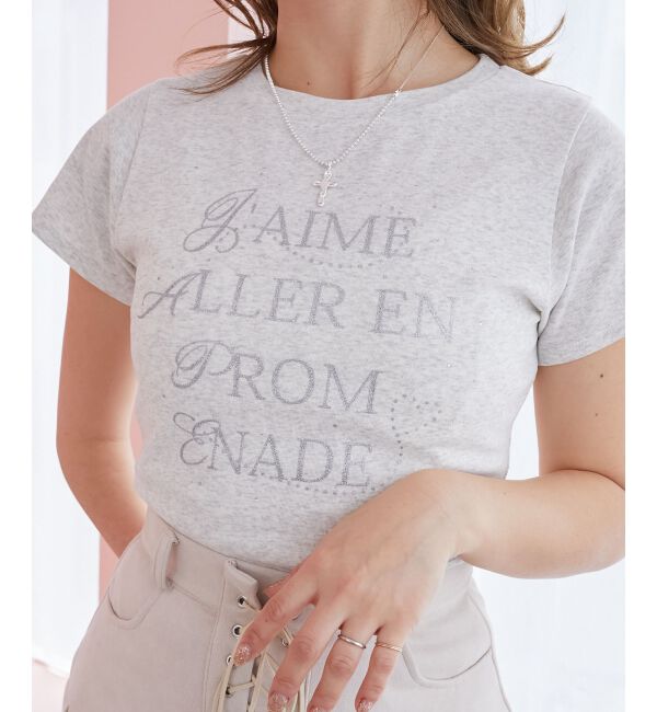  「キラキラロゴTシャツ」|Tシャツ・カットソー|