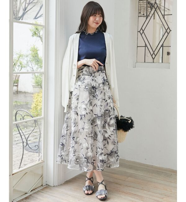  「ノースリフリルメロウリブトップス」|Tシャツ・カットソー|