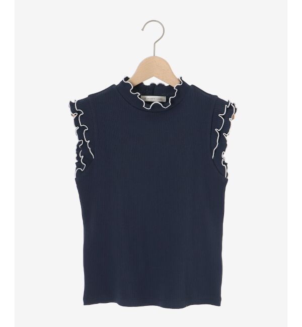  「ノースリフリルメロウリブトップス」|Tシャツ・カットソー|