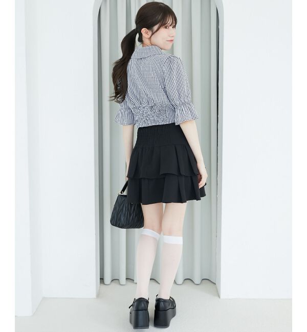  「デコルテオープンブラウス」|シャツ・ブラウス|