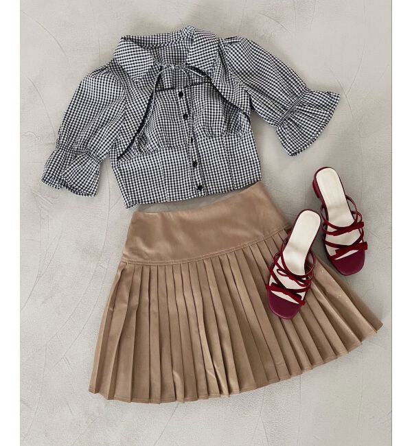  「デコルテオープンブラウス」|シャツ・ブラウス|