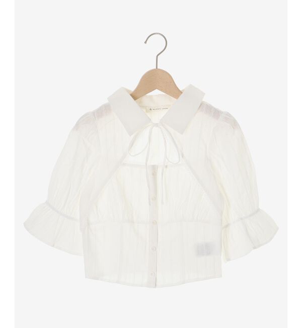  「デコルテオープンブラウス」|シャツ・ブラウス|