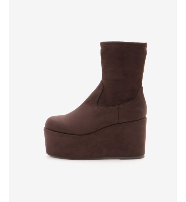  「ブーツカバーセット厚底ブーツ」|ショートブーツ|