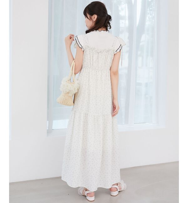  「肩リボンキャミワンピース」|ワンピース|