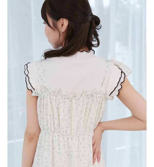  「肩リボンキャミワンピース」|ワンピース|