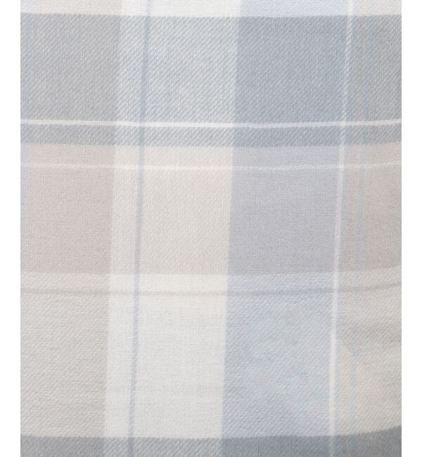  「クリーミータッチチェックストール」|ストール|