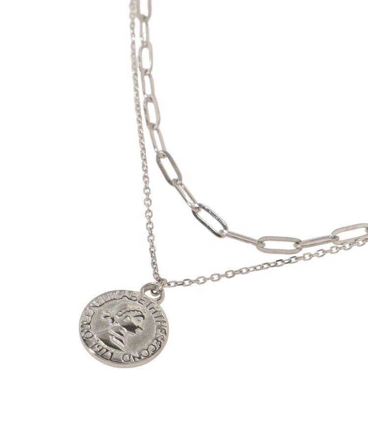 earth music&ecology「【ステンレス】2SET コインネックレス」|ネックレス|