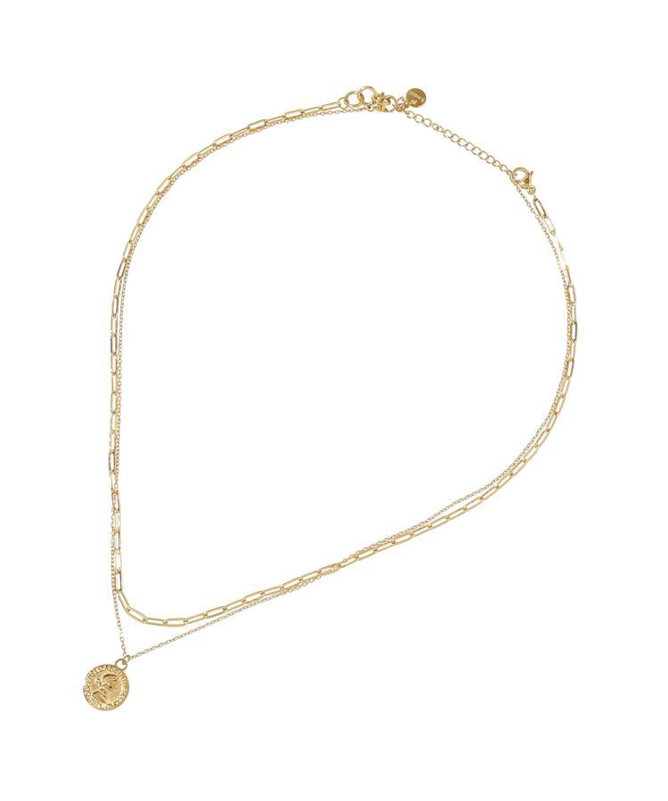 earth music&ecology「【ステンレス】2SET コインネックレス」|ネックレス|