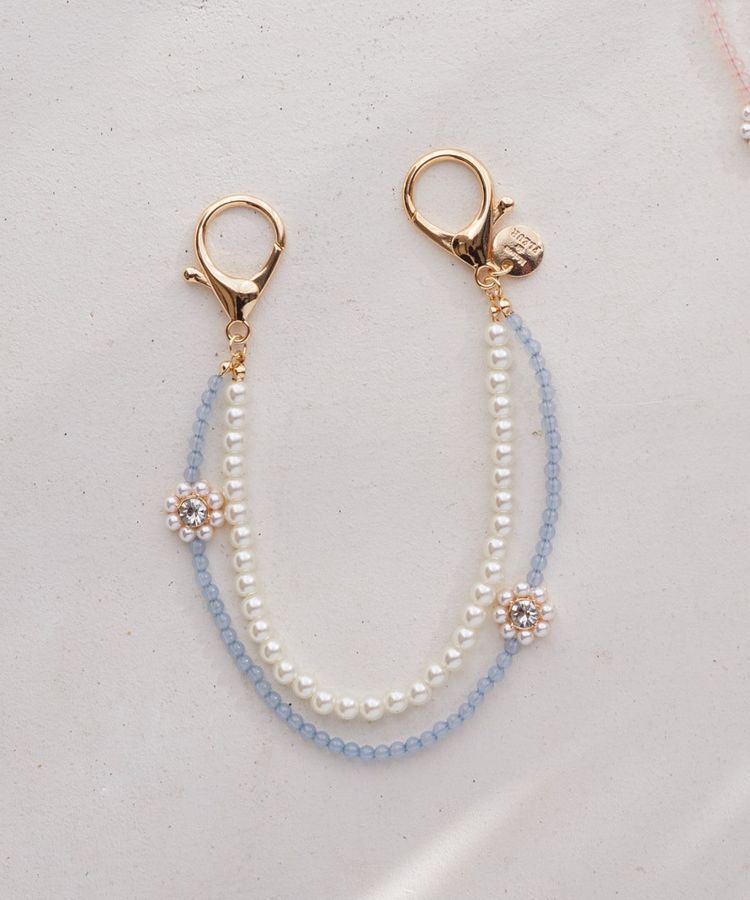Maison de FLEUR「パールカラーチャーム」|その他|ブルー