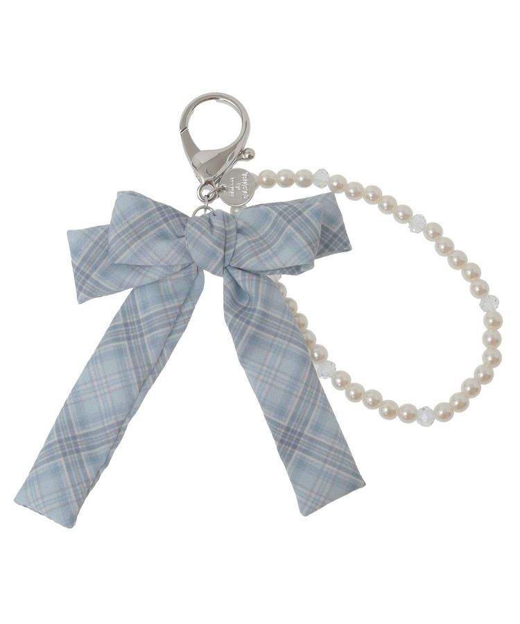 Maison de FLEUR「チェックリボンパールチャーム」|その他|