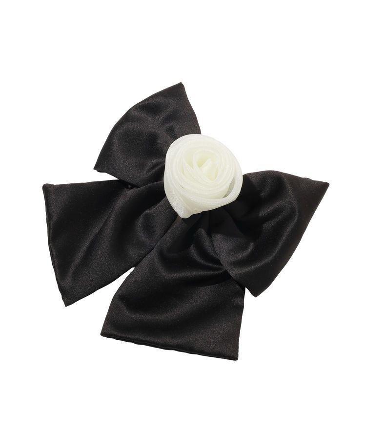 Maison de FLEUR「オーガンジーローズビッグリボンバレッタ」|その他|