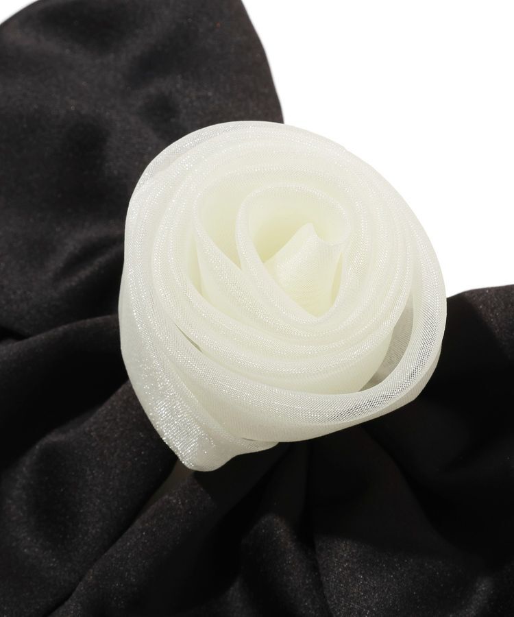 Maison de FLEUR「オーガンジーローズビッグリボンバレッタ」|その他|