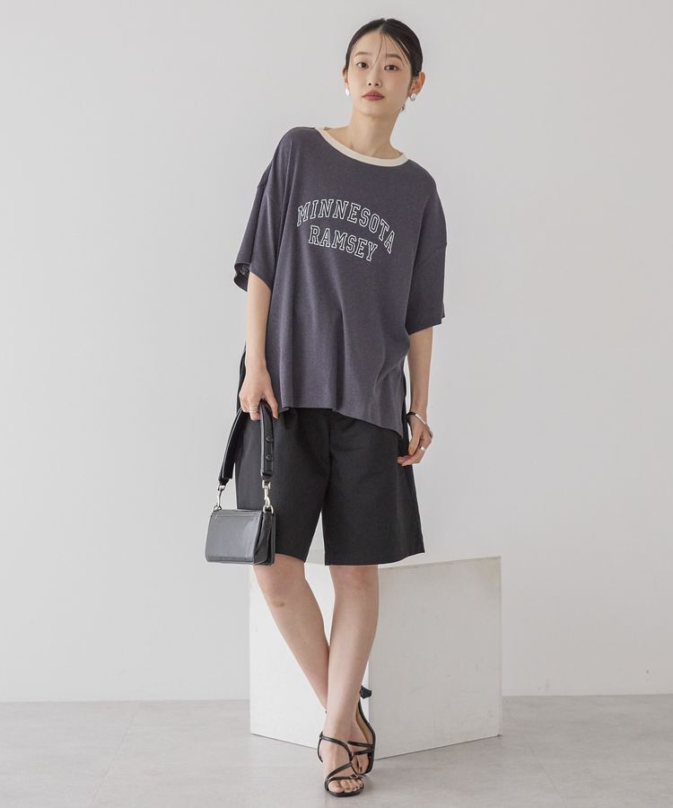 AMERICAN HOLIC「ロゴ入りヴィンテージ半袖プルオーバー」|Tシャツ・カットソー|