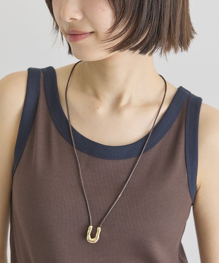 AMERICAN HOLIC「ホースシュートップネックレス」|ネックレス|Brown