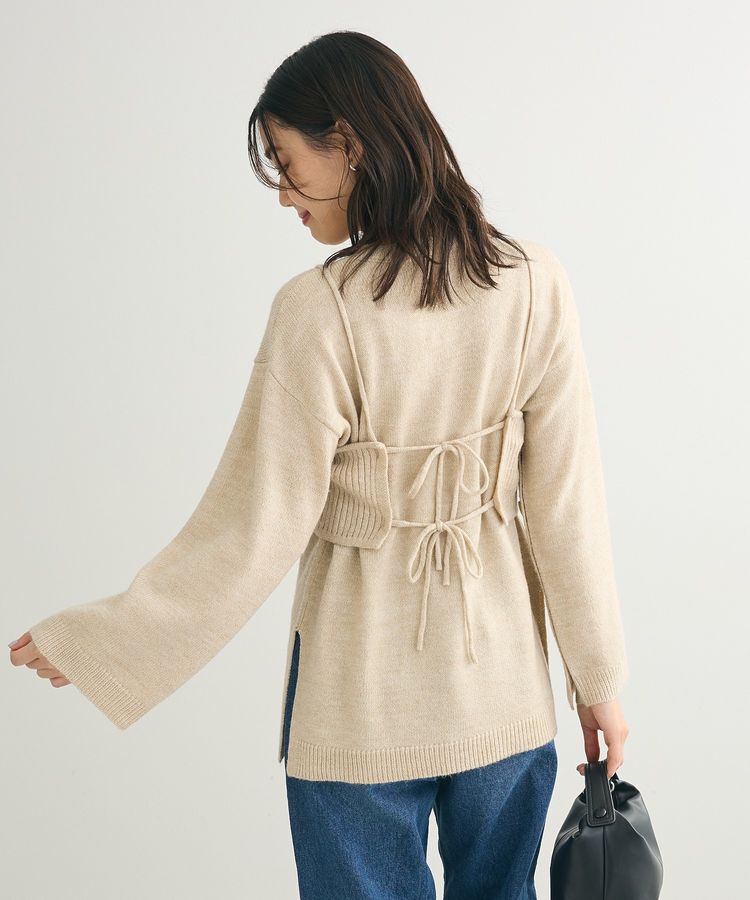 Green Parks「SET2点 ニットキャミ+ニットチュニック」|ニット・セーター|