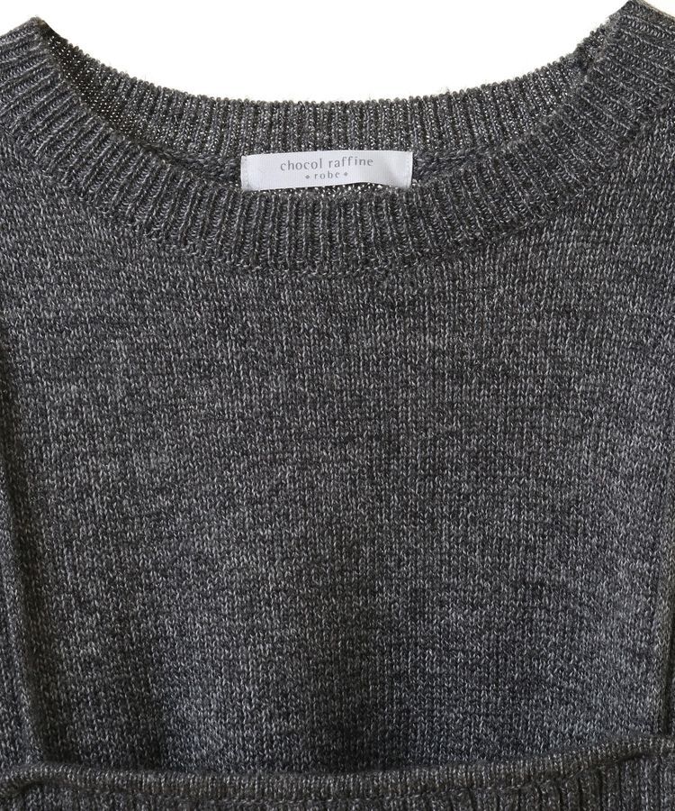 Green Parks「SET2点 ニットキャミ+ニットチュニック」|ニット・セーター|