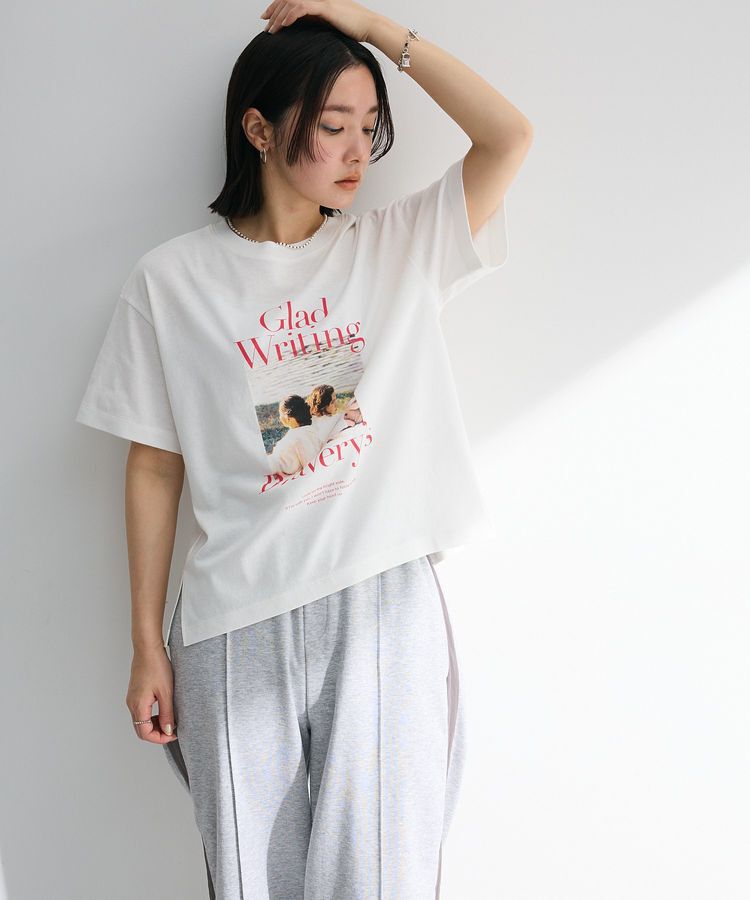 Green Parks「フォトプリントボックスTシャツ」|Tシャツ・カットソー|Off White