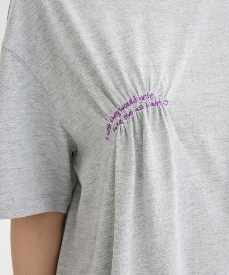 Green Parks「・SUGAR SPOON ギャザーロゴ刺繍TEE」|Tシャツ・カットソー|