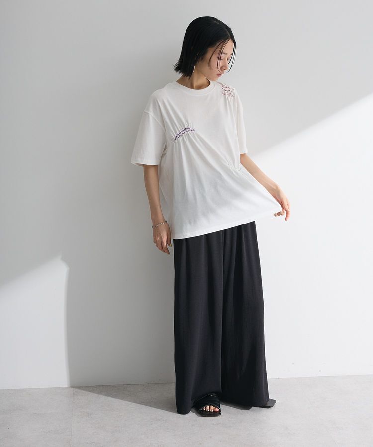 Green Parks「・SUGAR SPOON ギャザーロゴ刺繍TEE」|Tシャツ・カットソー|