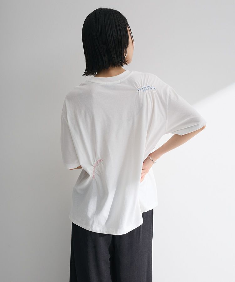 Green Parks「・SUGAR SPOON ギャザーロゴ刺繍TEE」|Tシャツ・カットソー|
