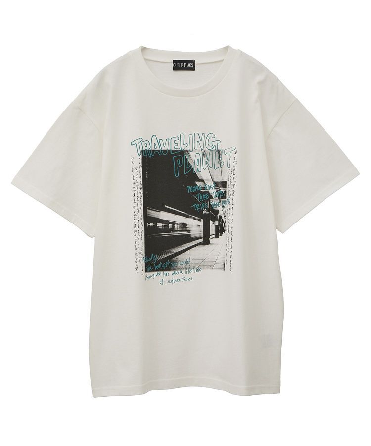 Green Parks「・DOUBLE FLAGS フォトプリントTEE」|Tシャツ・カットソー|