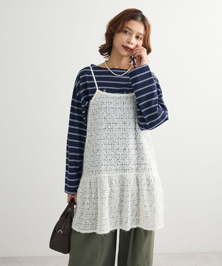 Green Parks「レースキャミチュニック」|キャミソール|