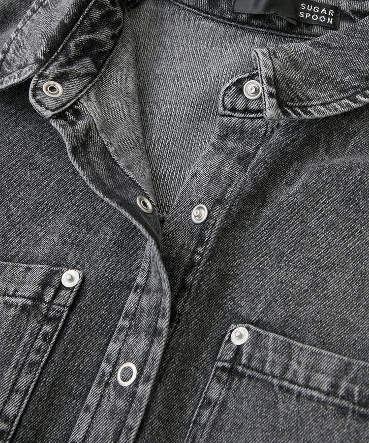 Green Parks「・SUGAR SPOON ボリュームスリーブデニムシャツ」|シャツ・ブラウス|