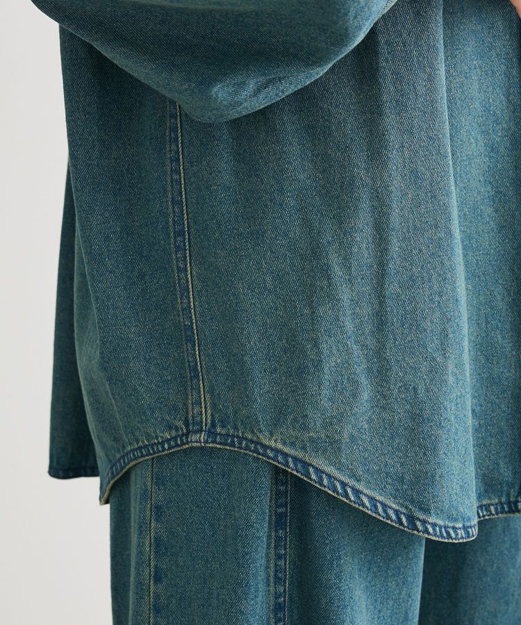 Green Parks「・SUGAR SPOON ボリュームスリーブデニムシャツ」|シャツ・ブラウス|