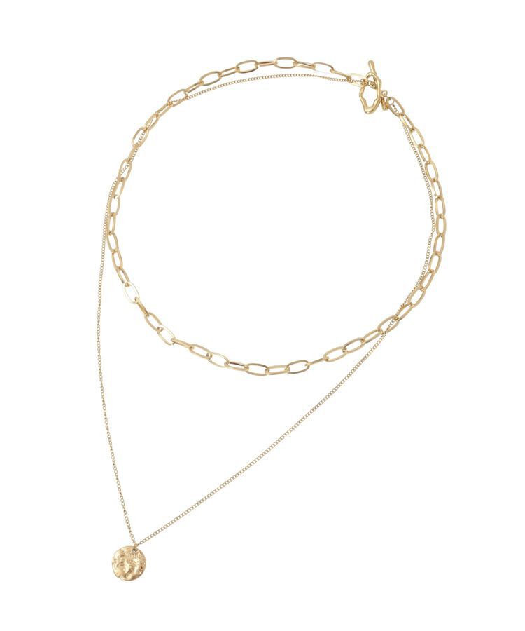 Green Parks「【ステンレス】コインデザインチェーンネックレス」|ネックレス|