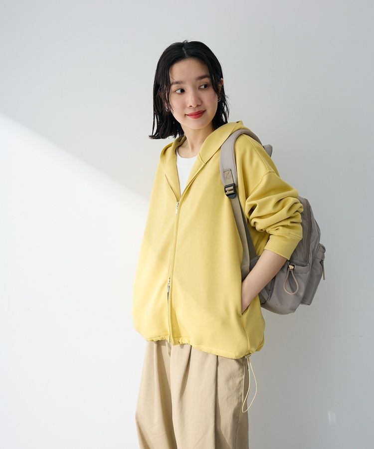 Green Parks「【OTONAパーカー】ダブルZIP裾ドロストパーカー」|スウェット・ジャージ|