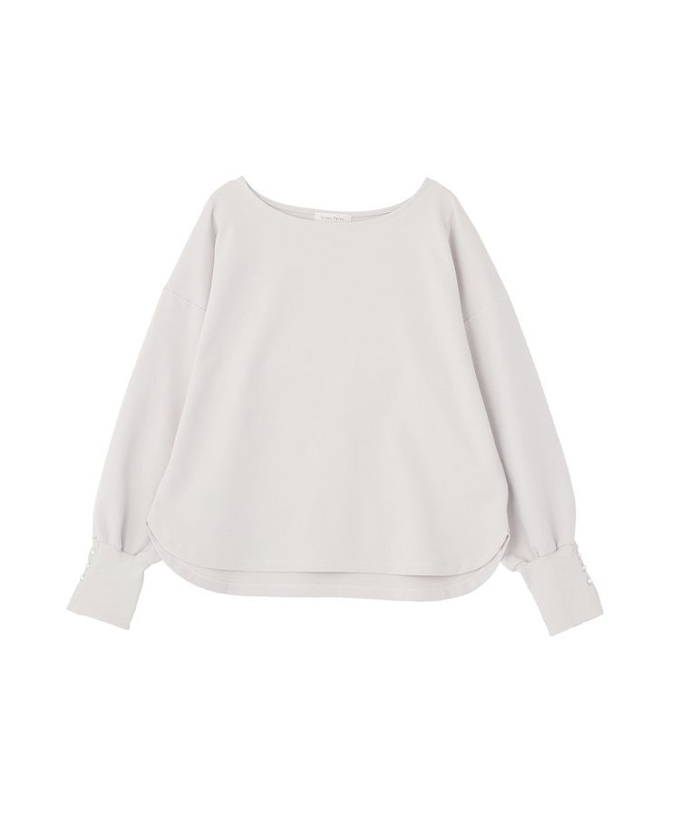 Green Parks「パールスリーブカットプルオーバー」|Tシャツ・カットソー|Light Gray